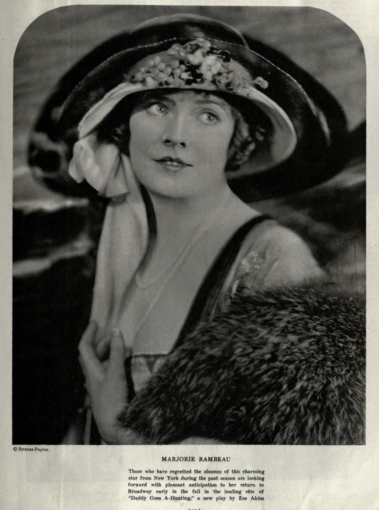 Marjorie Rambeau Portrait circa 1921