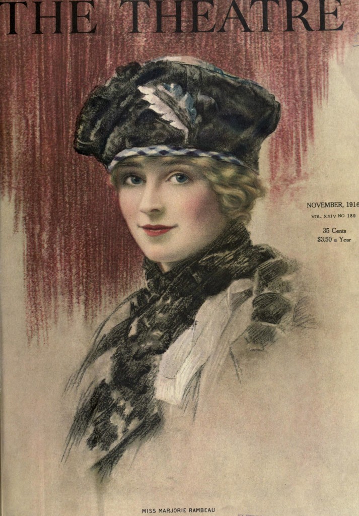 Marjorie Rambeau - Theater Magazine Cover Portrait circa 1916