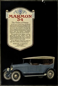 Marmon 34 Car - The Choice Of France Advertisement 1918