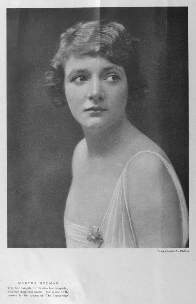 Martha Hedman Portrait circa 1917