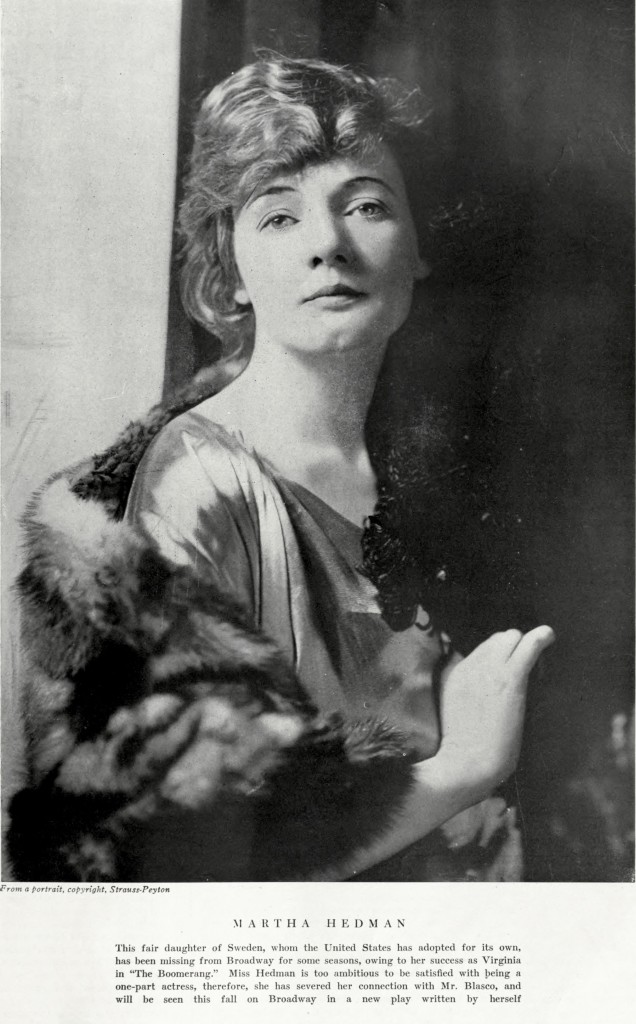 Martha Hedman Portrait circa 1918