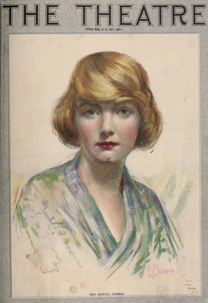 Martha Hedman - Theater Magazine Cover Portrait circa 1914