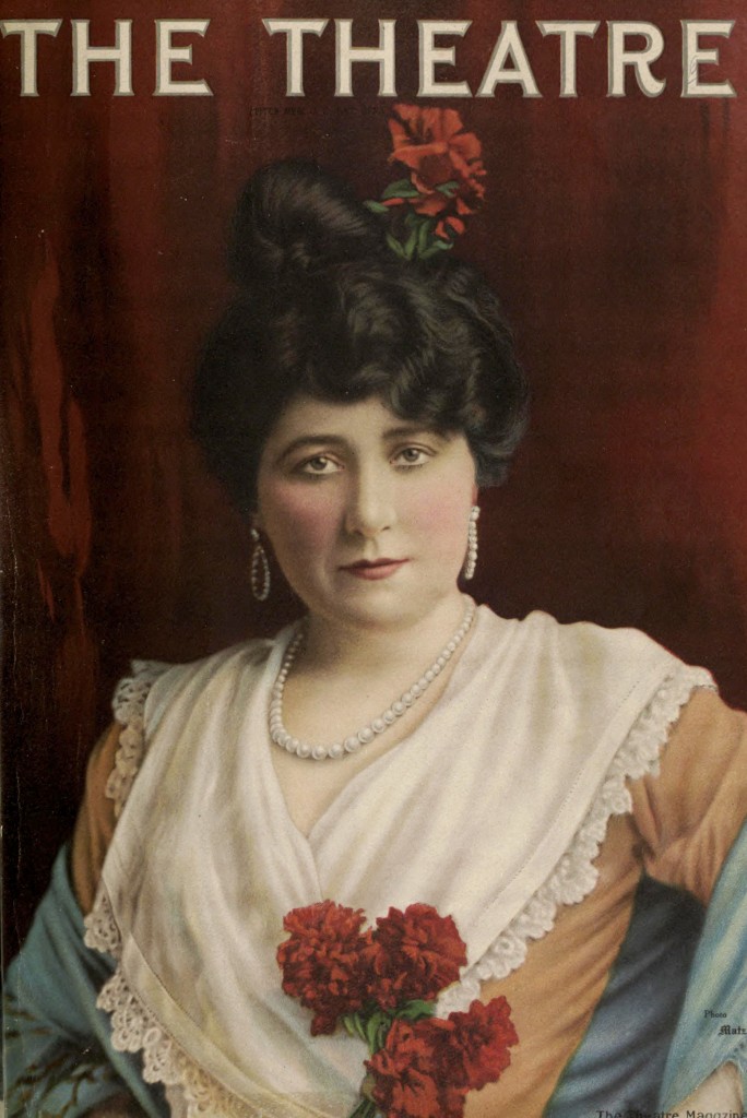 Mary Garden - Theater Magazine Cover Portrait circa 1911