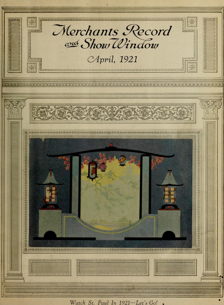 April 1921 -  Merchants Record and Show Window Magazine Covers