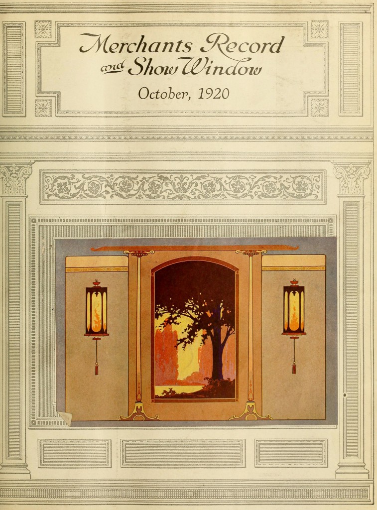 October 1920 - Merchants Record and Show Window Magazine Cover
