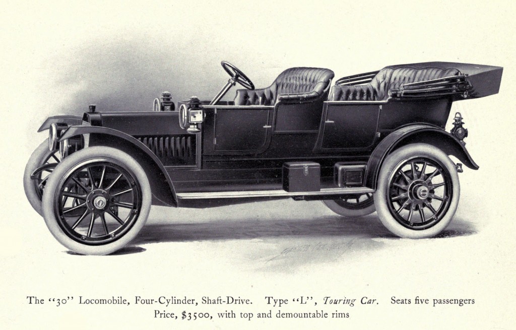 Model 30 Type L Touring Car Illustration - Locomobile Co 1912