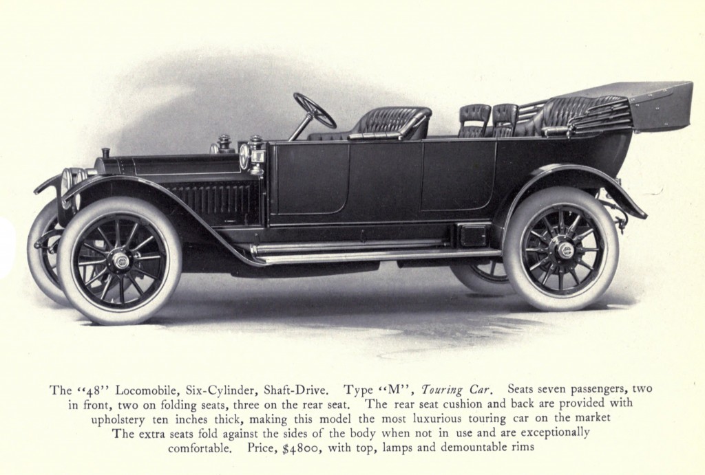 Model 48 Type M Touring Car Illustration - Locomobile Co 1912