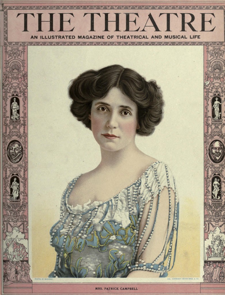 Mrs. Patrick Campbell - Theater Magazine Cover Portrait circa 1904