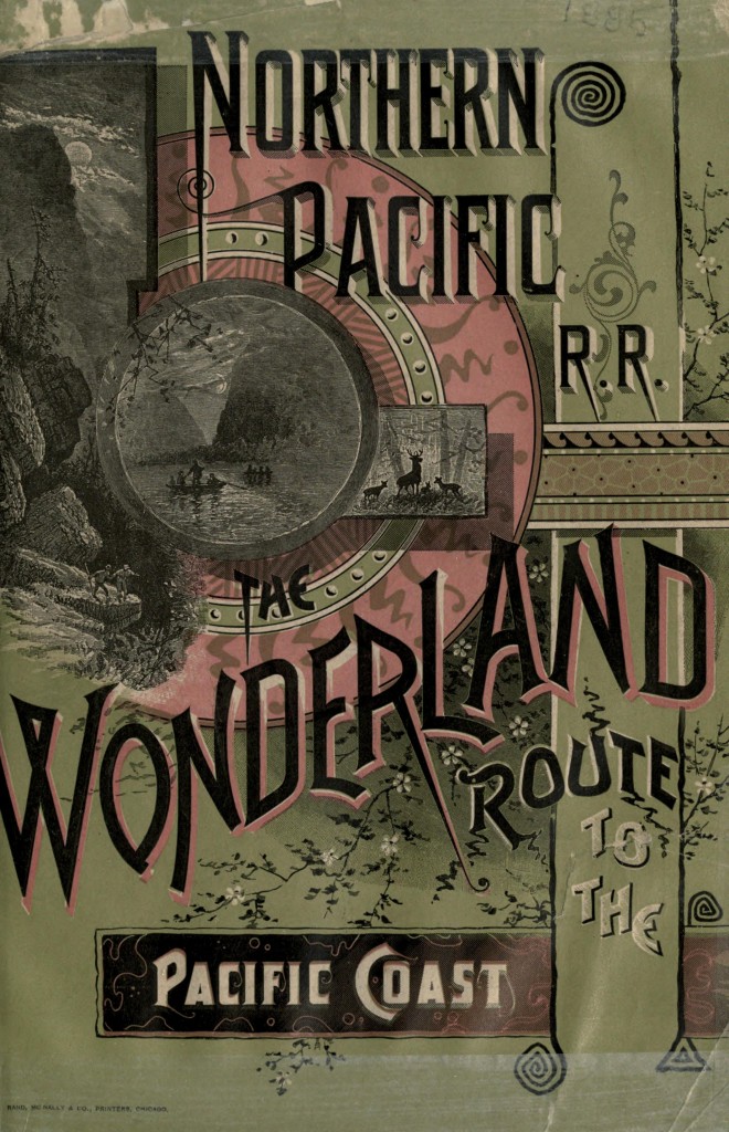 Northern Pacific Railway Wonderland Route Cover 1885