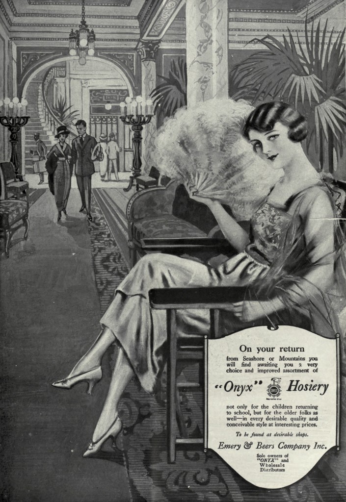 Onyx Hosiery Ad - Emery And Beers Company circa 1919