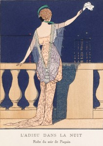 Paquin Dress - Illustration by A.E. Marty 1913
