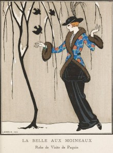 Paquin Dress - Illustration by George Barbier 1912