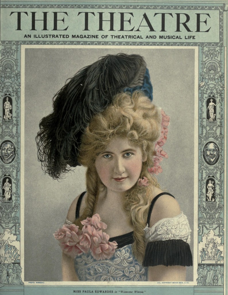Paula Edwardes - Theater Magazine Cover Portrait circa 1904