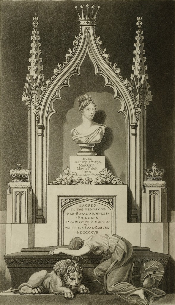 Portrait Memorial for Princess Charlotte Augusta of Wales circa 1817