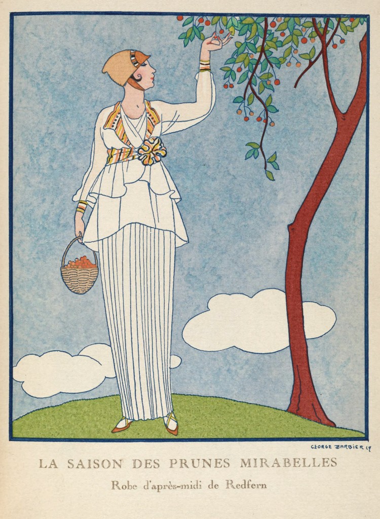 Redfern Fashion House Illustration George Barbier 1914