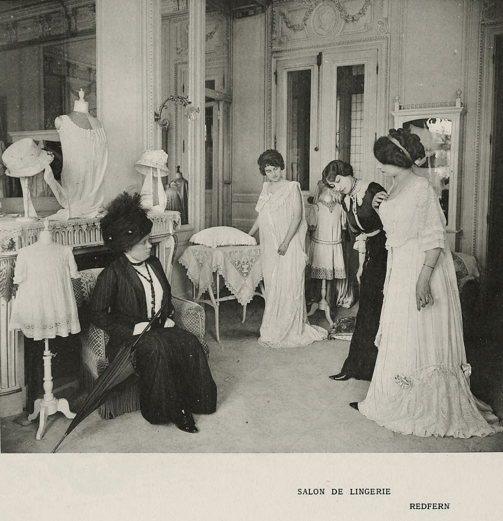 Redfern Fashion House Lingerie Room Illustration 1910
