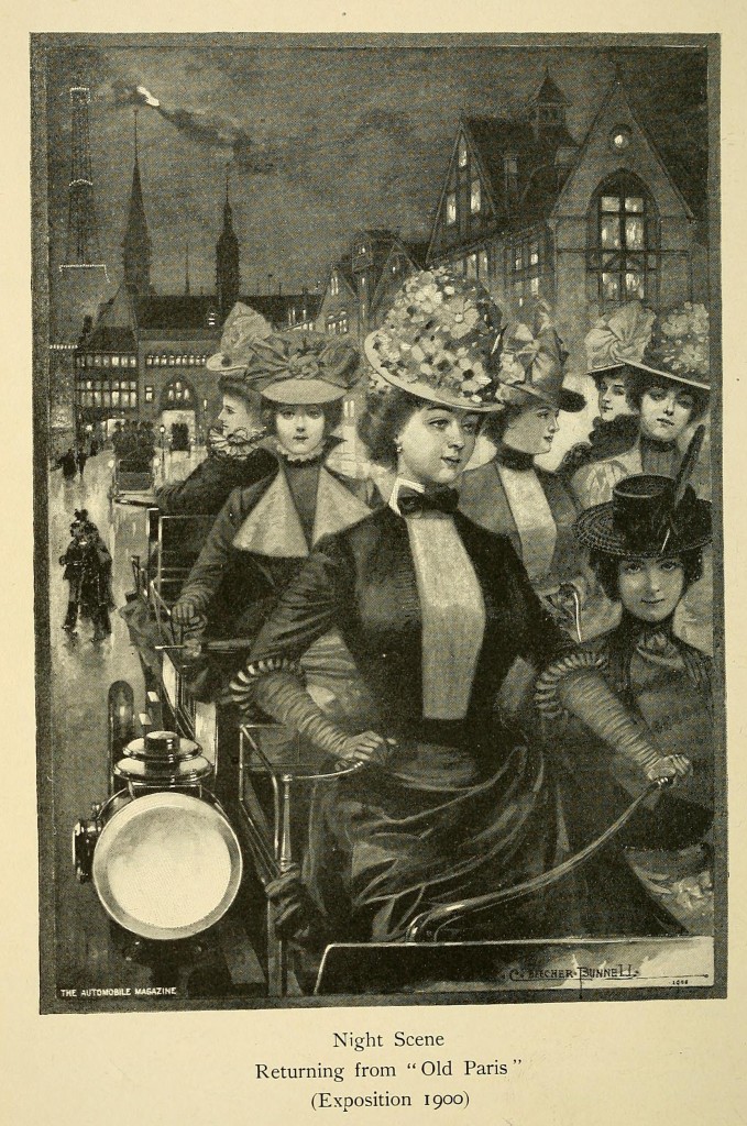 Returning from Old Paris Illustration Paris Exposition 1900 - Automobile Magazine