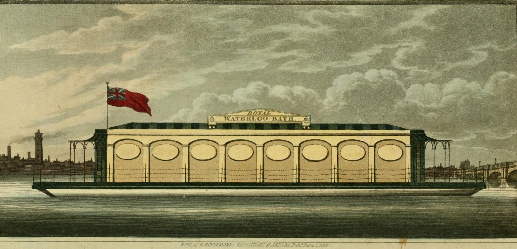 Royal Waterloo Bath Illustration from Ackermann's circa 1819