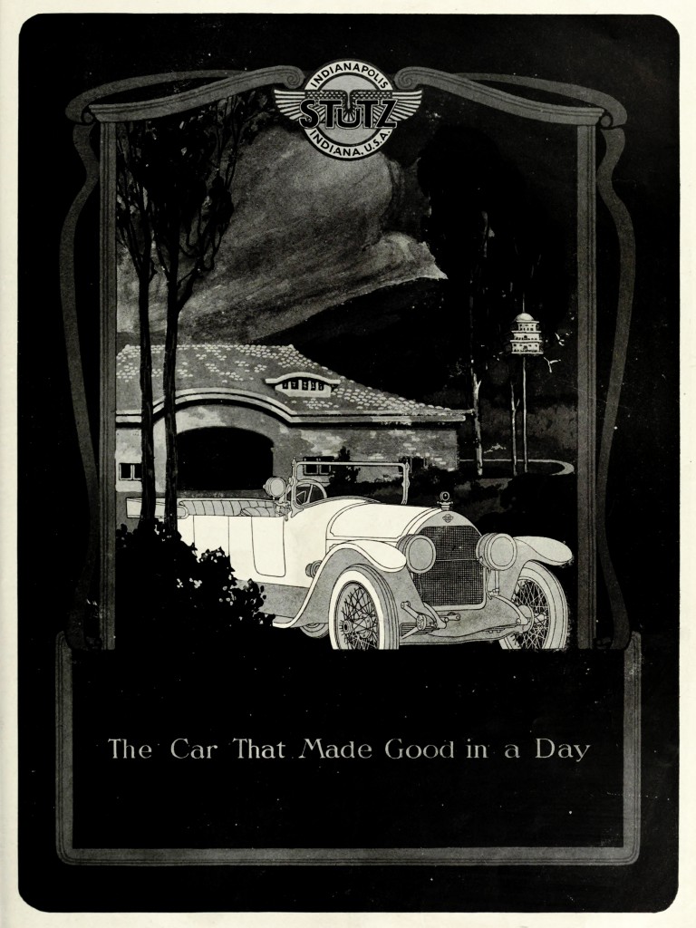Stutz Motor Company Car Advertisement 1920