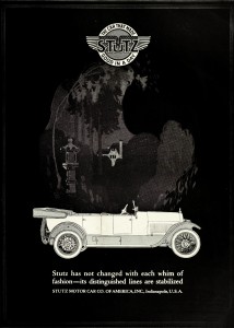 Stutz Motor Company Car Advertisement 1921