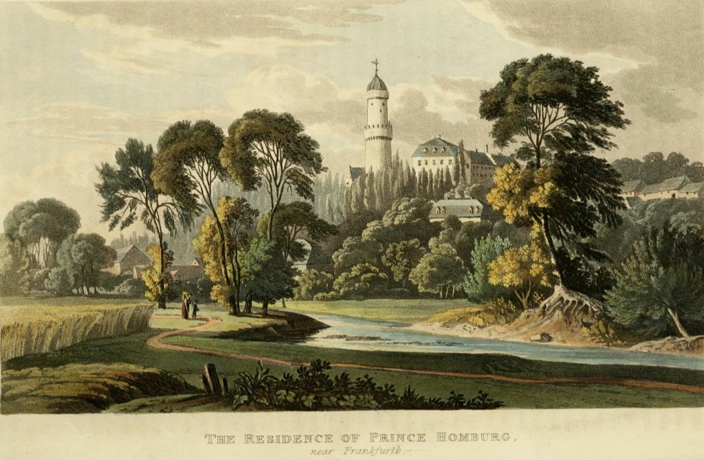 Illustration - The Residence of Prince Homburg circa 1818
