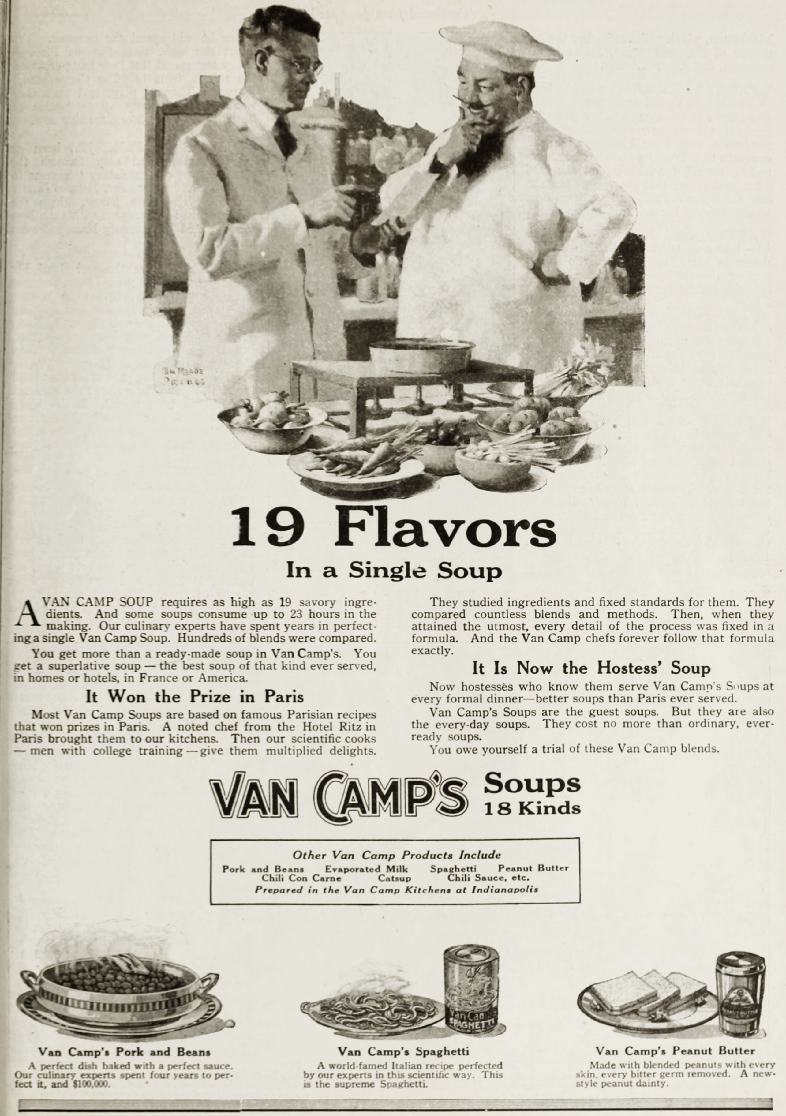 Van Camp's Advertisement circa 1919