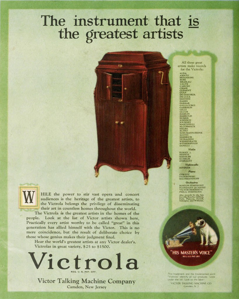 Victor Records Advertisement 1921