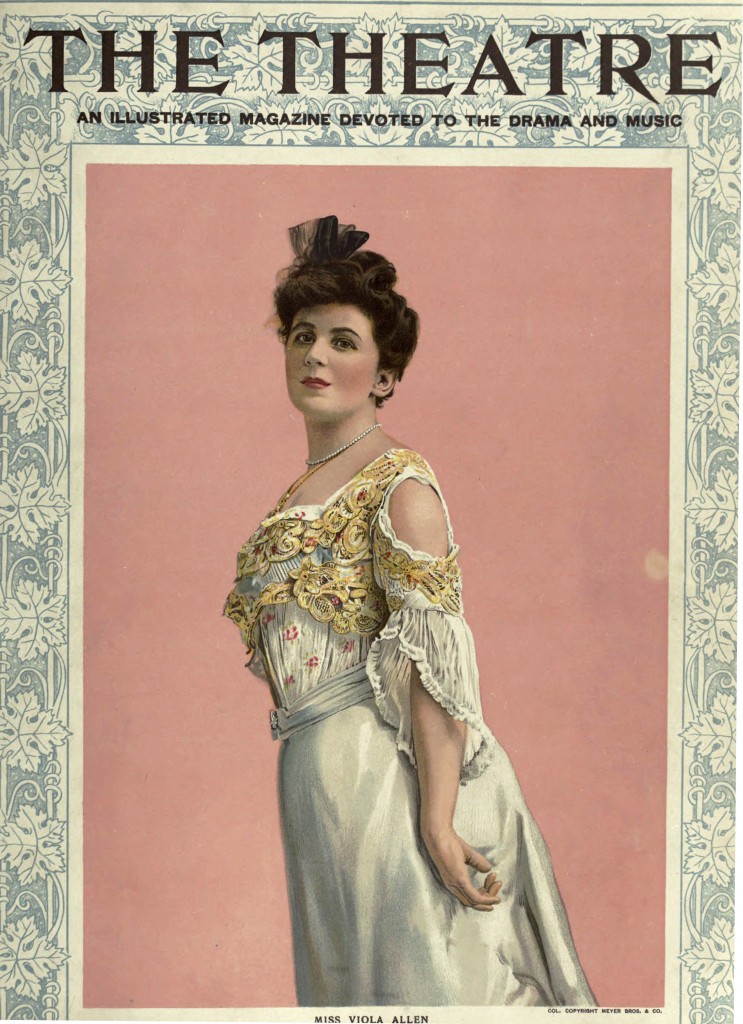 Viola Allen - Theater Magazine Cover Portrait circa 1902