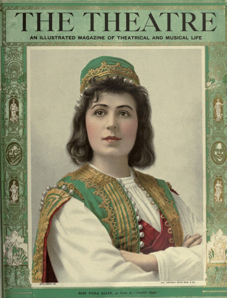 Viola Allen - Theater Magazine Cover Portrait circa 1903