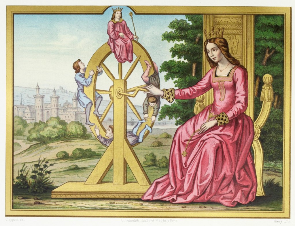 Wheel of Fortune - Illustration by Claudius Ciappori circa 1857