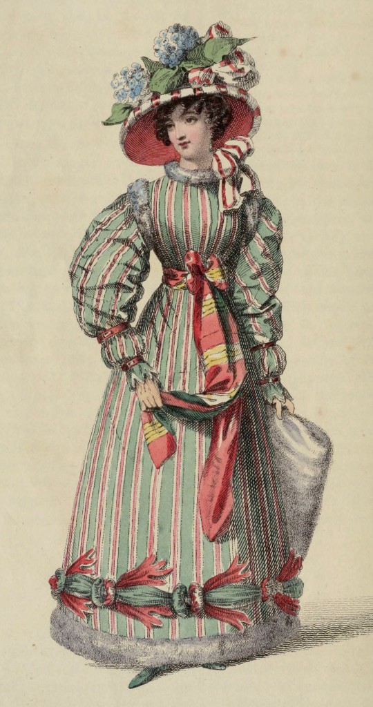 Woman of Fashion from Ackermann's Repository circa 1827