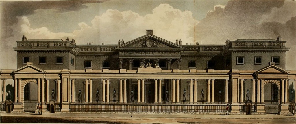 Carlton House [Palace] Front Elevation circa 1811