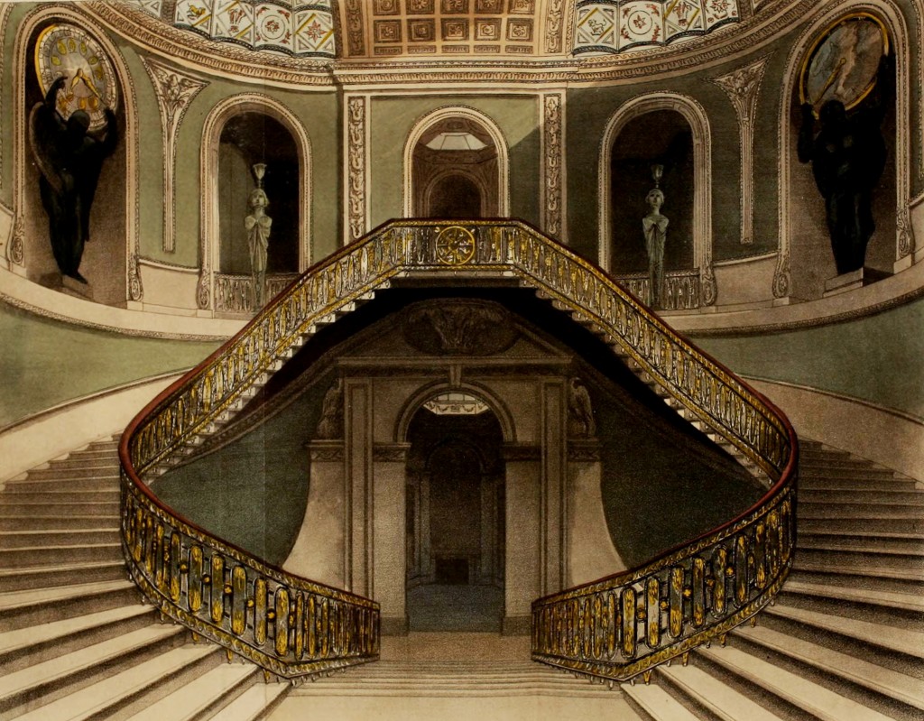Carlton House [Palace] Staircase circa 1812