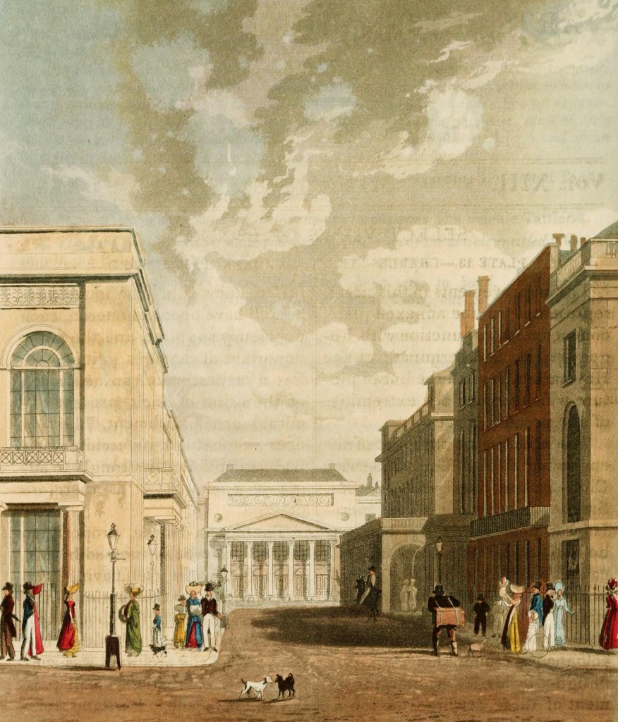 Charles Street at Haymarket, London circa 1822