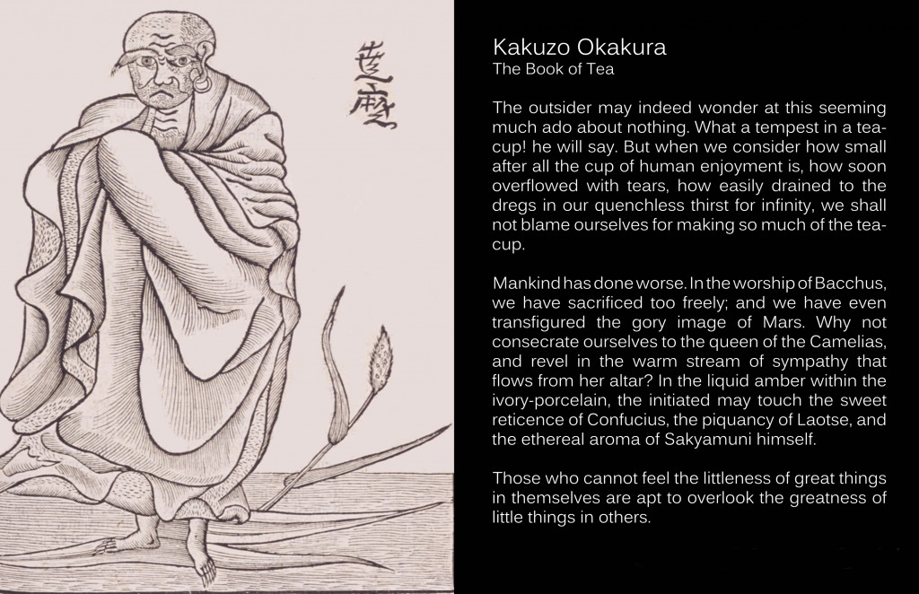 Okakura Kakuzo Tea Quote with Bodhidharma