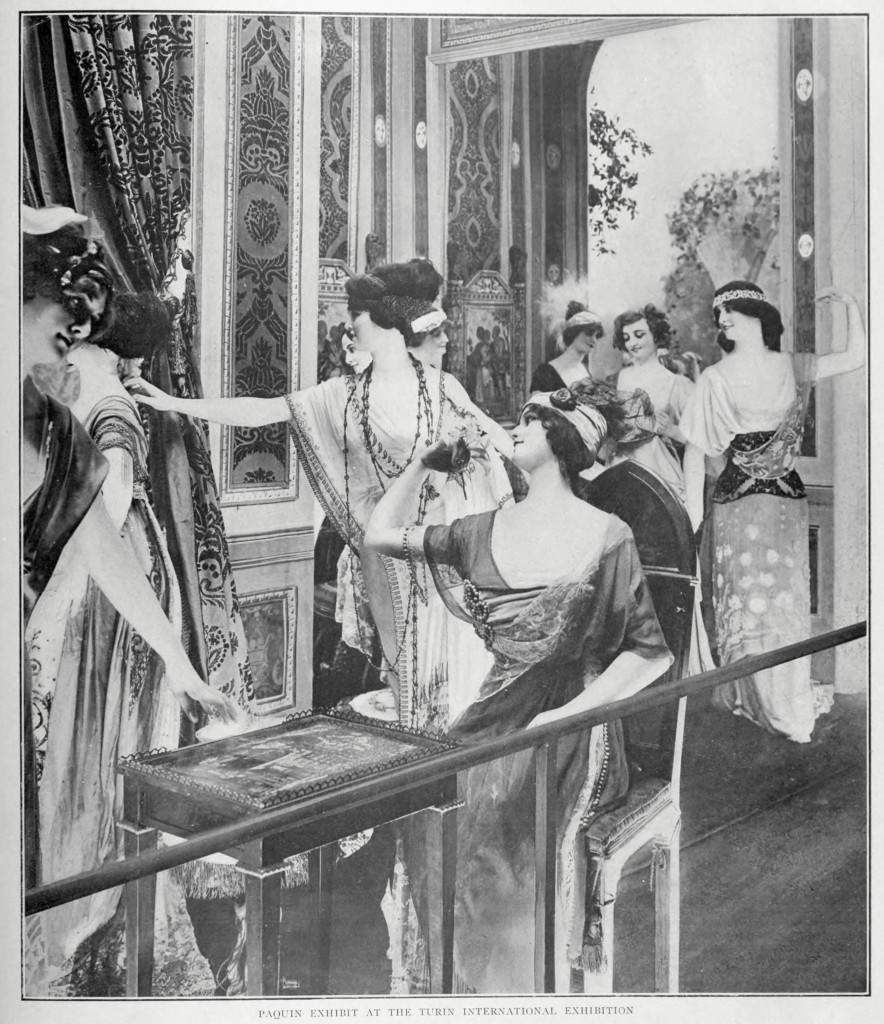 Paquin Display Booth at the Turin International Exhibition of 1911