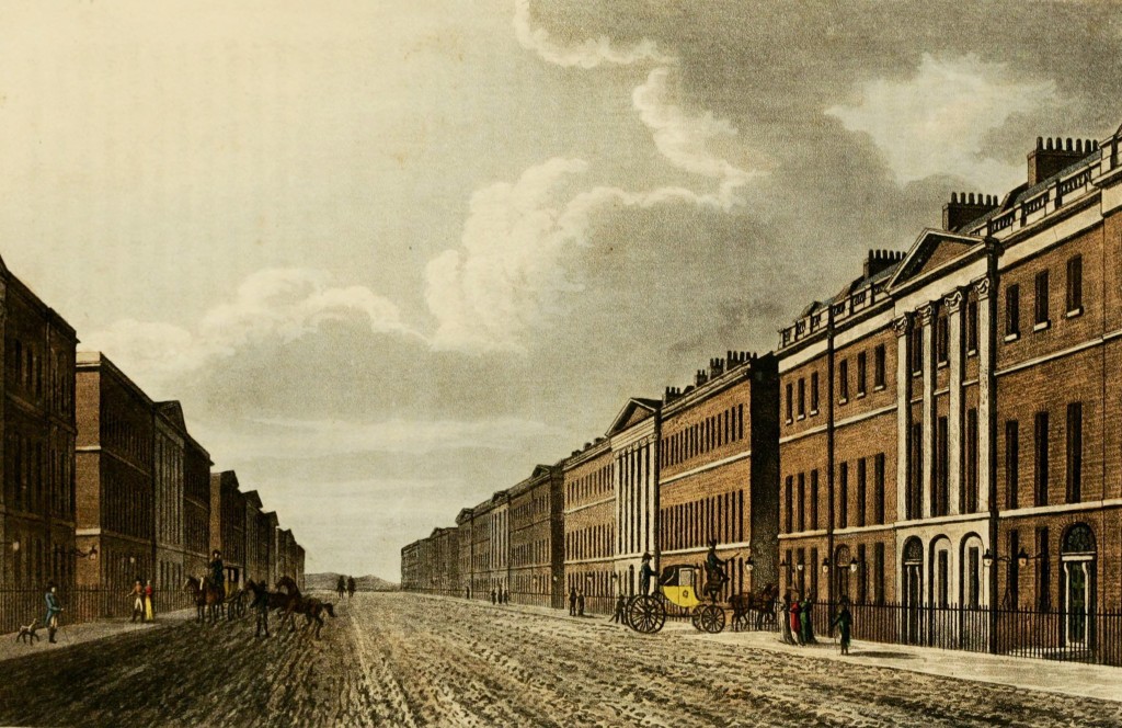 Portland Place, London circa 1815