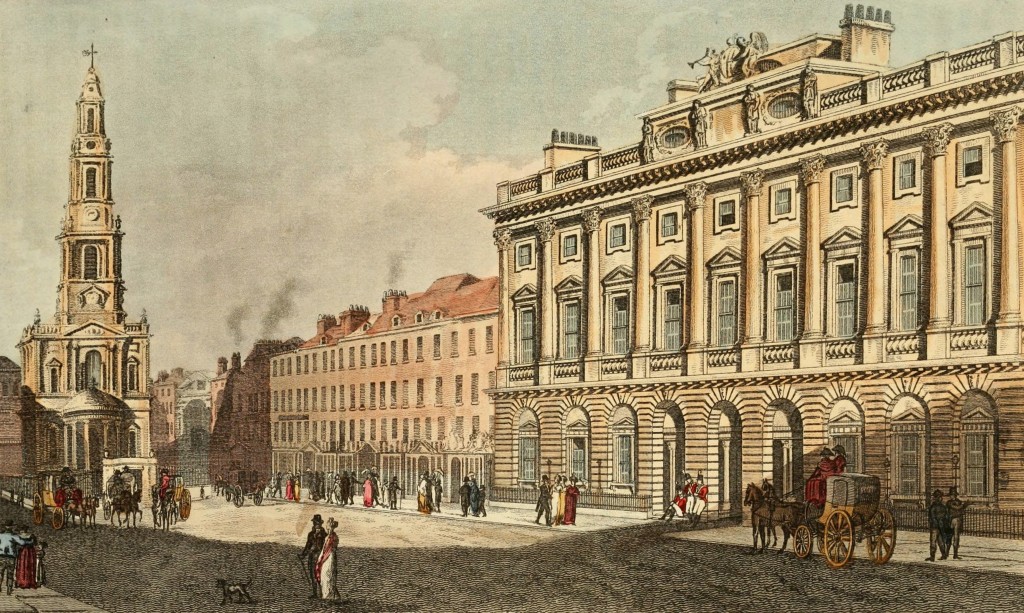 Somerset House - Place, Strand circa 1809