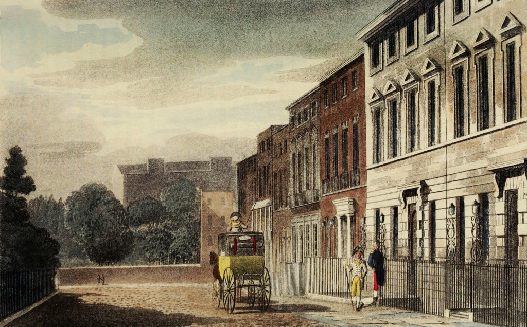 Berkeley Square, London circa 1813