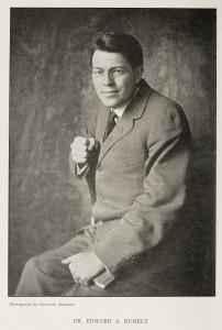 Dr. Edward A Rumely (M.  Rumely Company) Portrait circa 1912