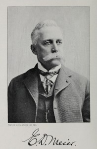 Edward Daniel Meier Portrait circa 1900