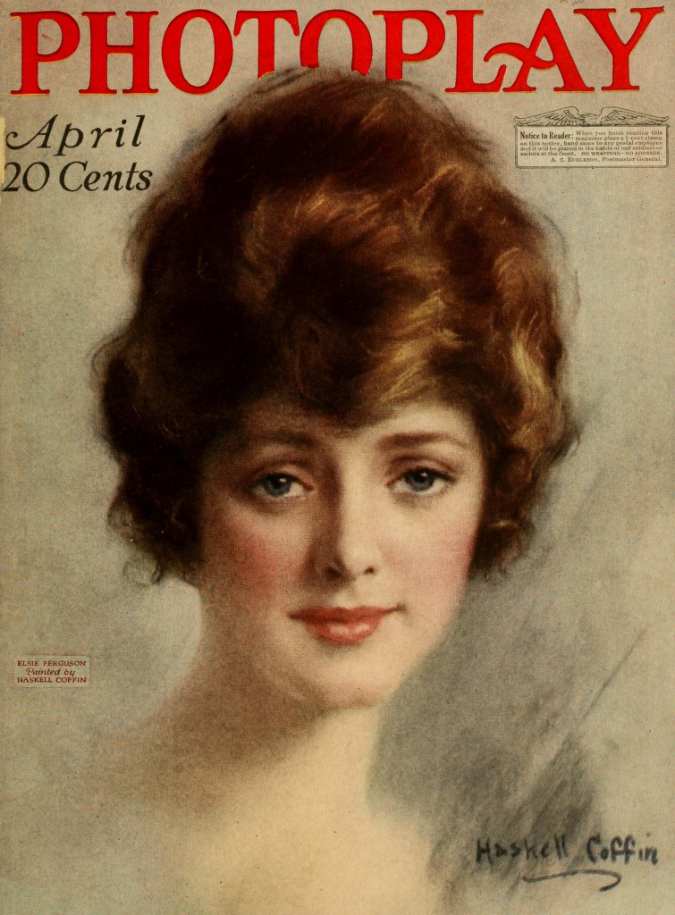 Elsie Ferguson Photoplay Cover Portrait 1918