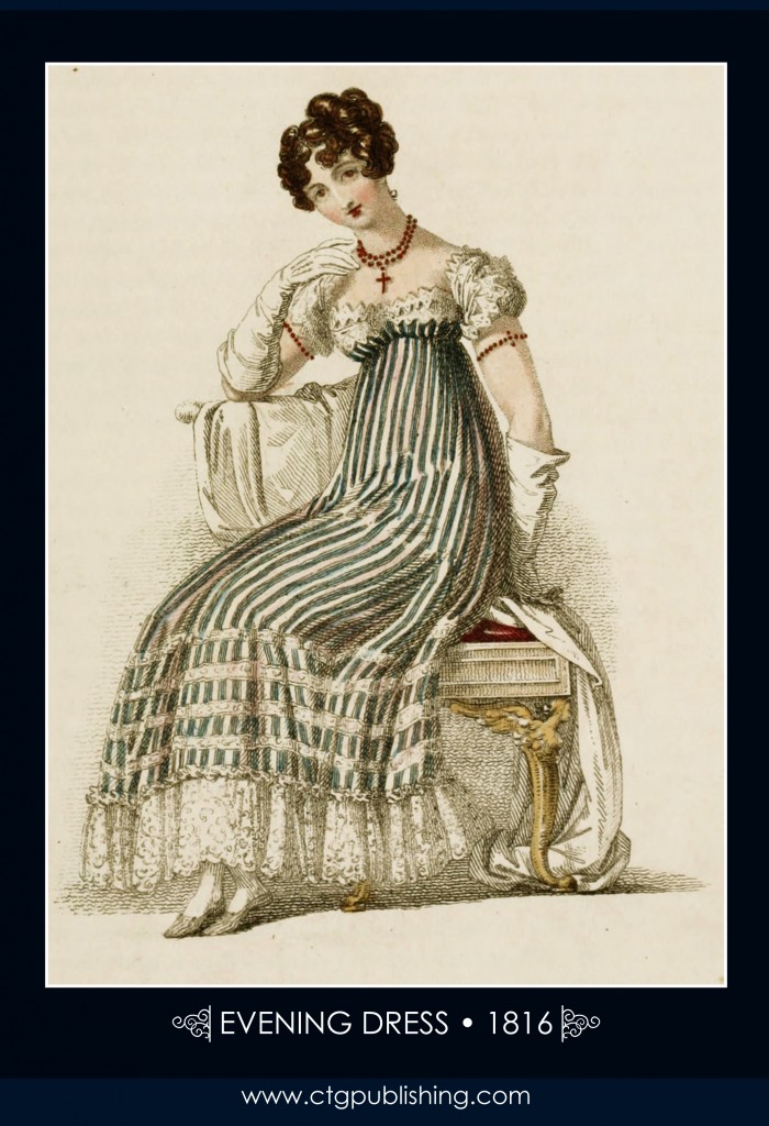 Evening Dress circa 1816 - London Fashion Designs