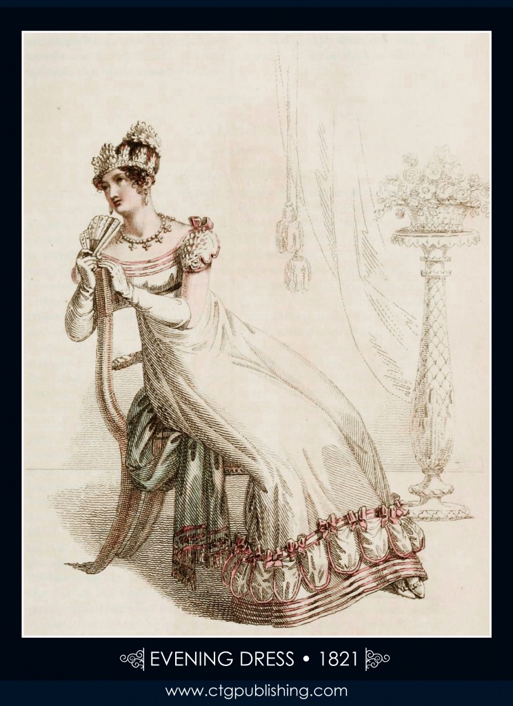 Evening Dress circa 1821 - London Fashion Designs