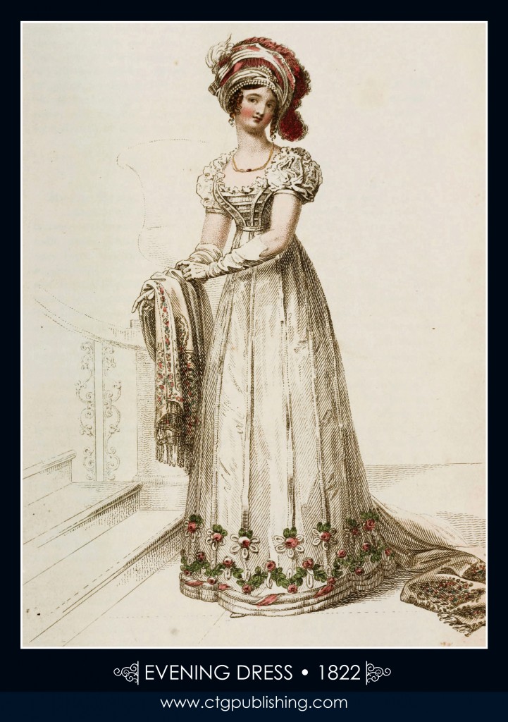 Evening Dress circa 1822 - London Fashion Designs