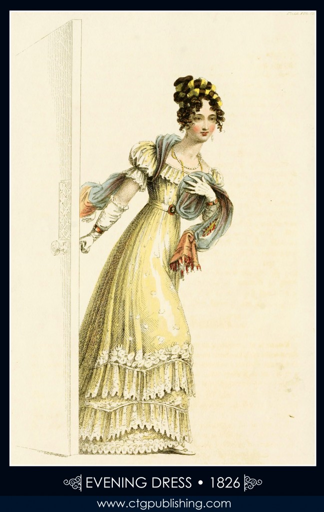 Evening Dress circa 1826 - London Fashion Designs
