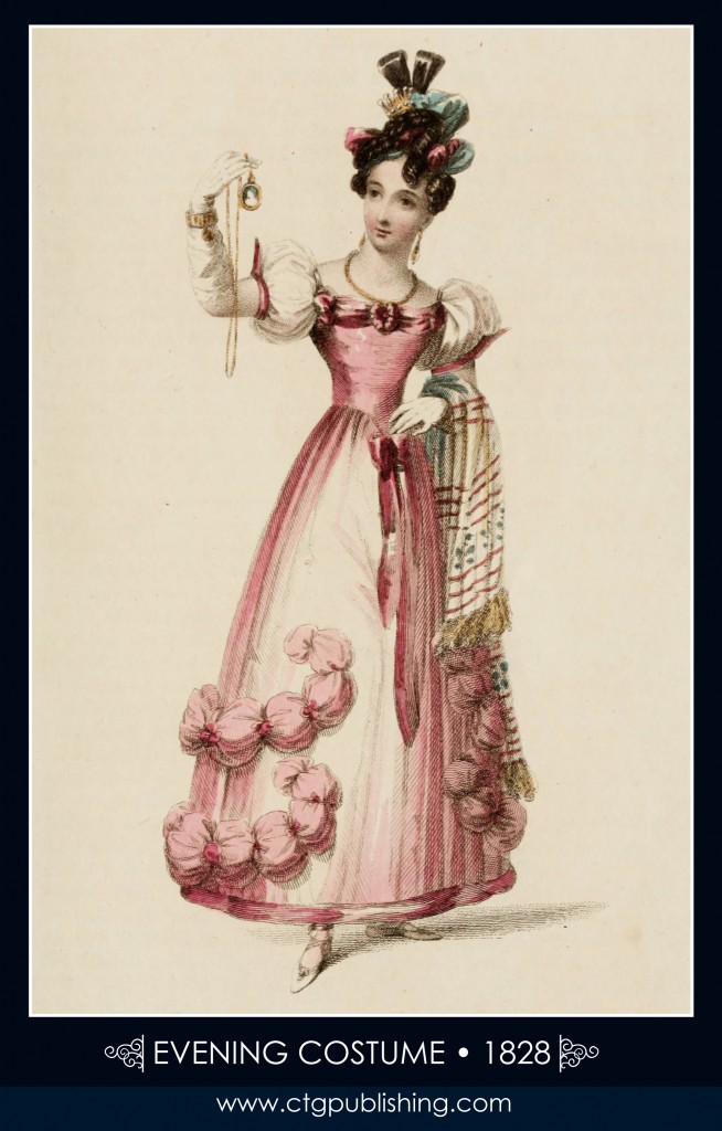 Evening Dress circa 1828 - London Fashion Designs