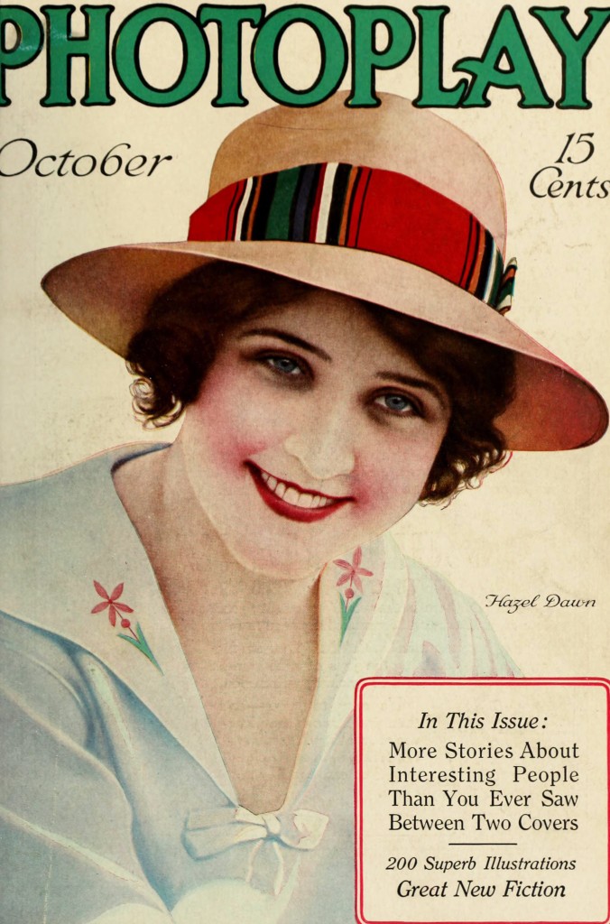 Hazel Dawn Photoplay Cover Portrait 1916