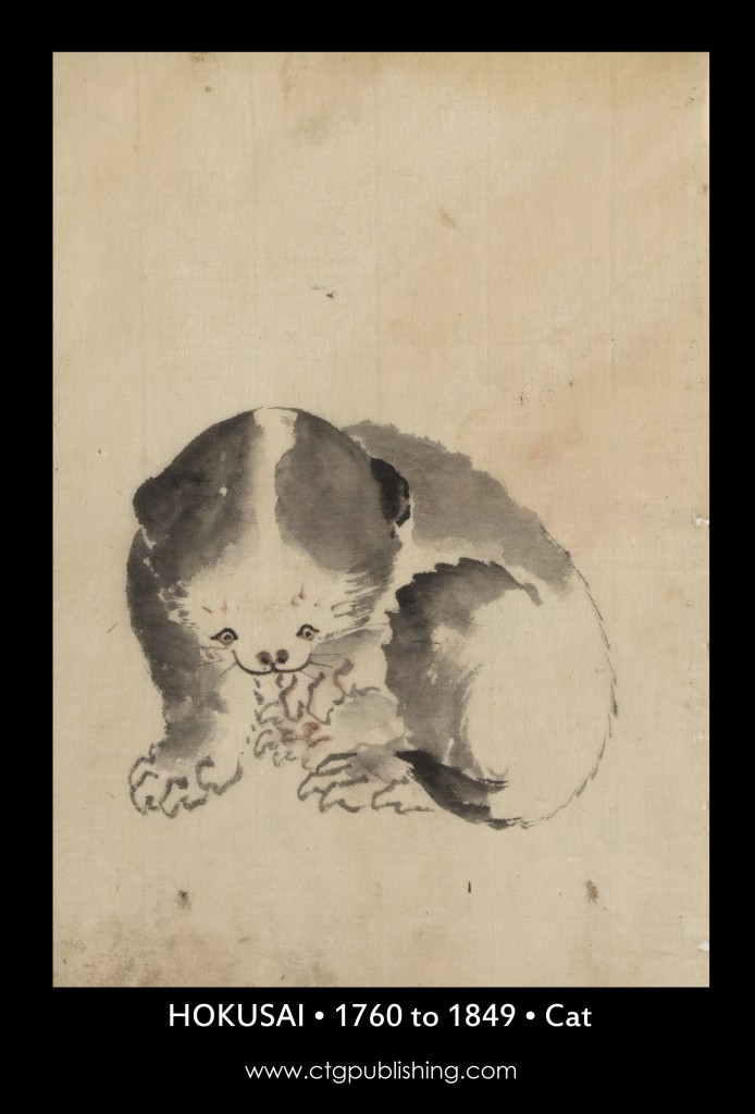 Cat Illustration by Hokusai