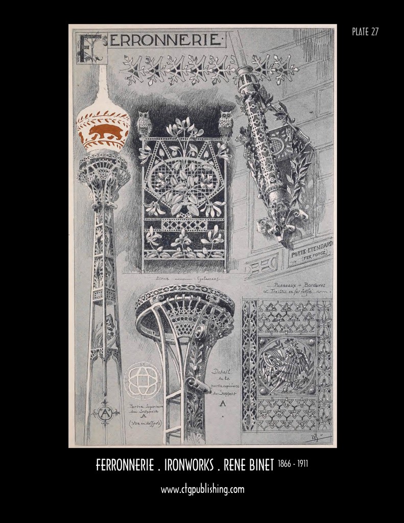 Ironwork - Art Nouveau Design by Rene Binet